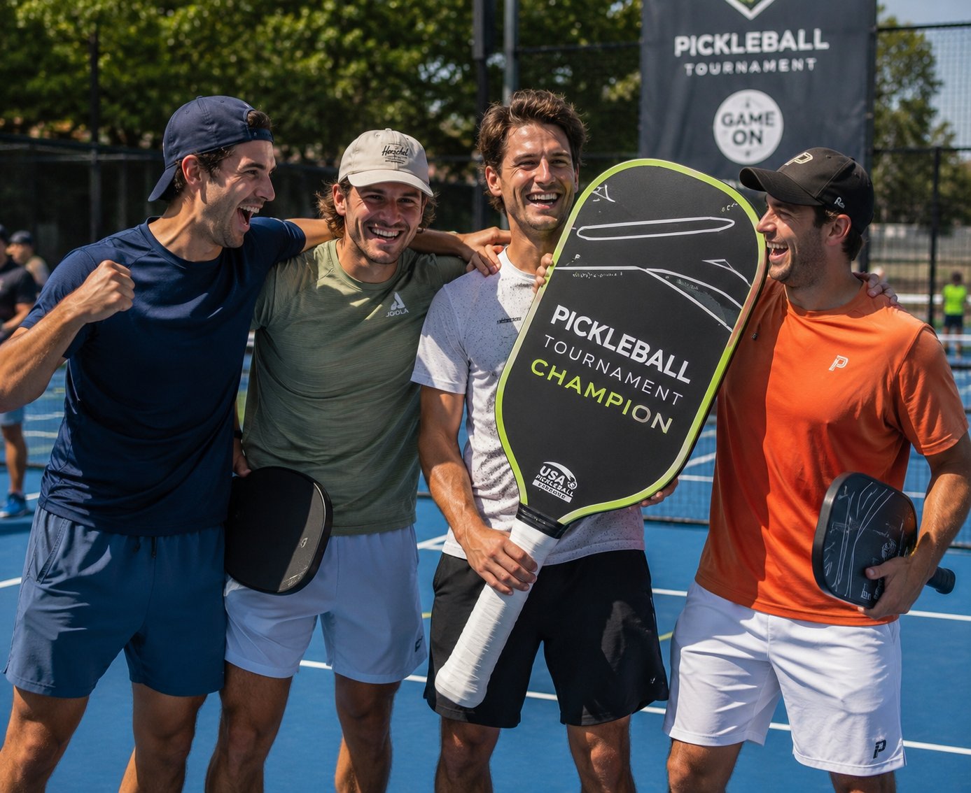 Custom pickleball paddles by The Champions Lab