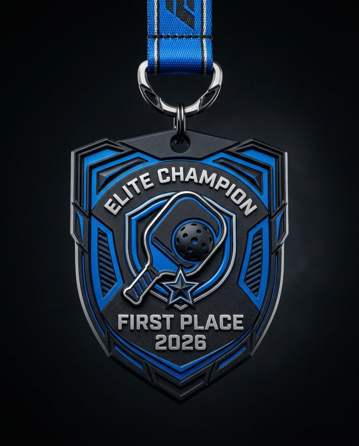 Custom pickleball medal