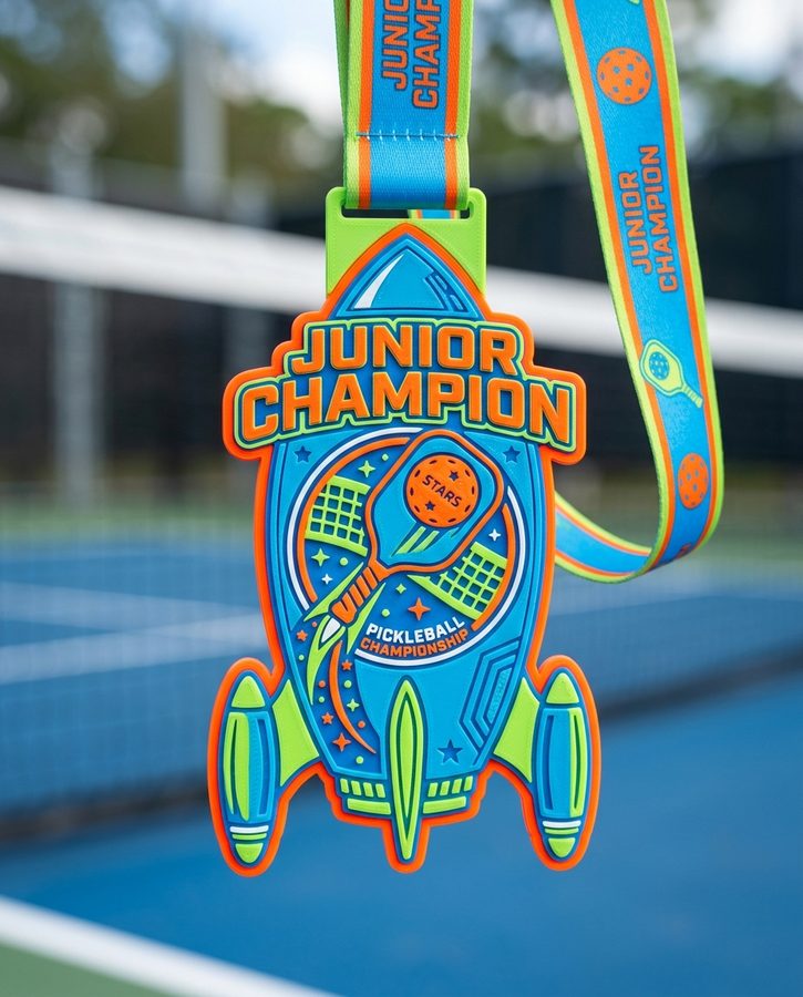 Custom pickleball medal