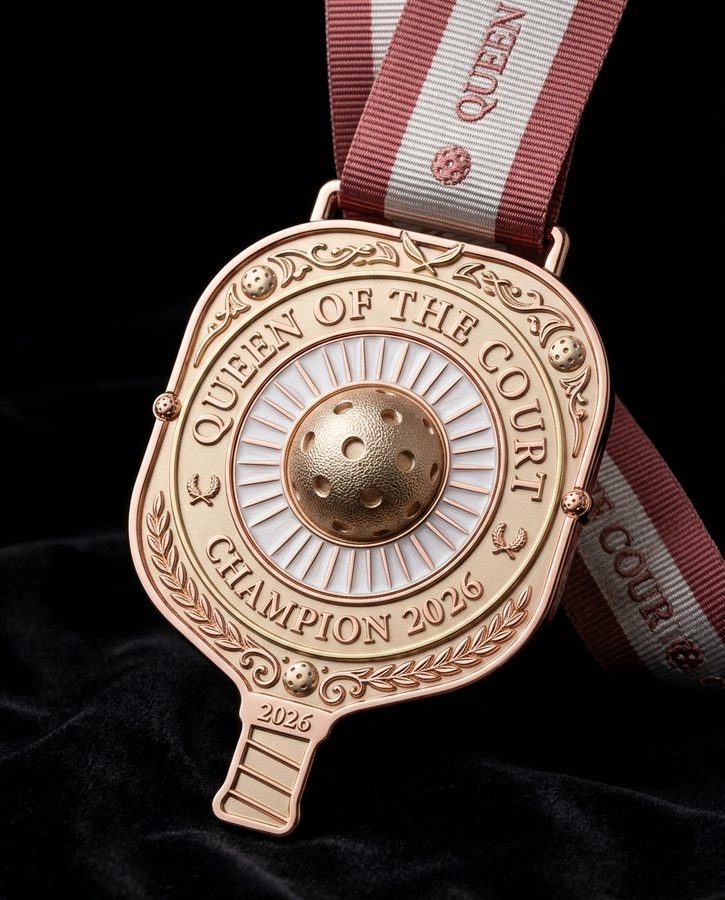 Custom pickleball medal