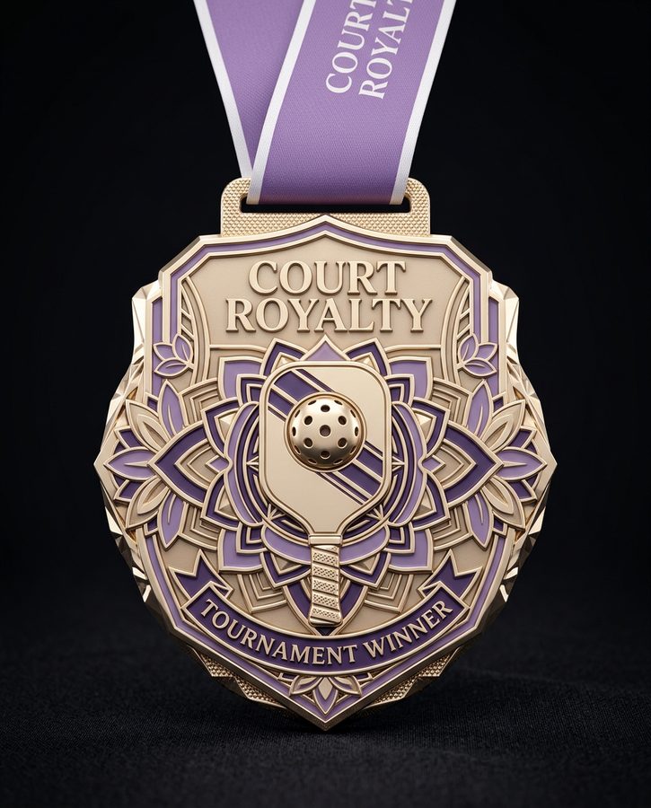 Custom pickleball medal
